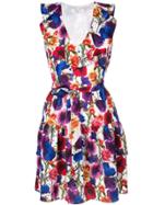 Borgo De Nor Floral Ruffle Flare Dress - Multicolour