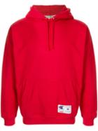 Palace X Champion Outline Hoodie - Red