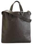 Assouline 'didot' Bookbag Tote, Adult Unisex, Brown, Calf Leather