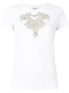 Dondup Crystal Embroidered T-shirt - White