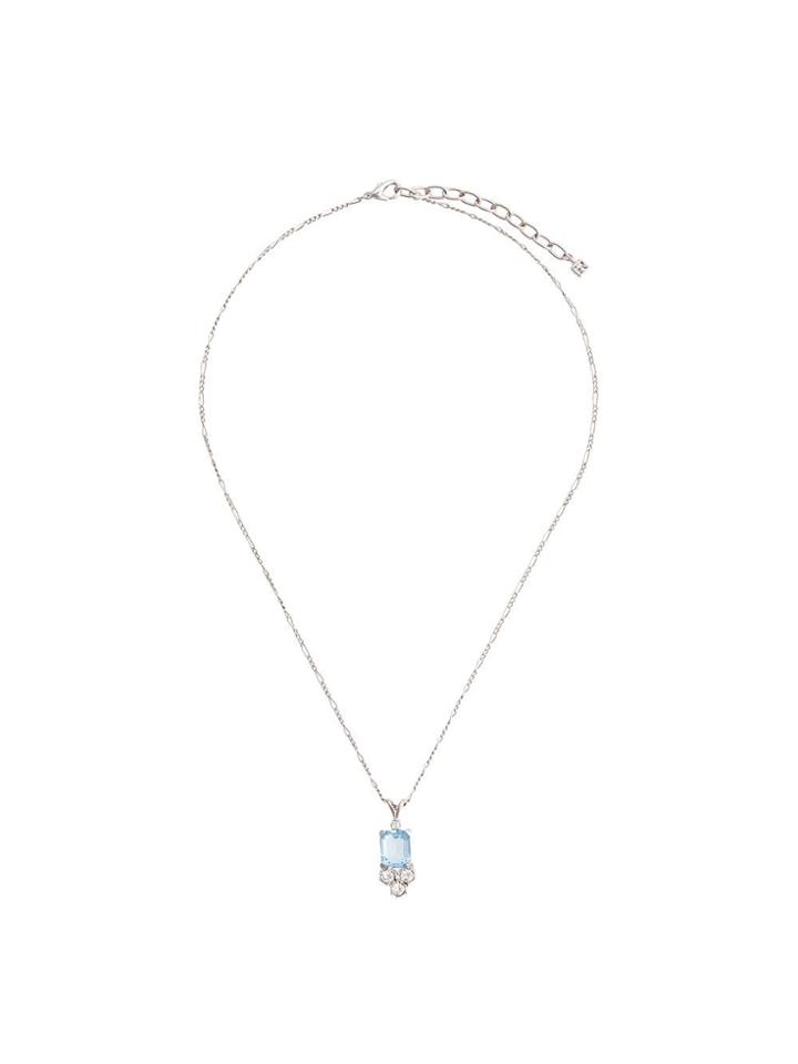 Nina Ricci Vintage 1980s Vintage Nina Ricci Crystal Pendant - Metallic