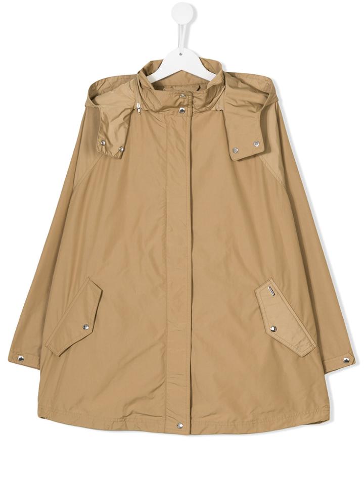 Woolrich Kids Hooded Jacket - Nude & Neutrals