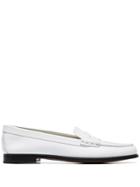 Church's White Kara Leather Loafers