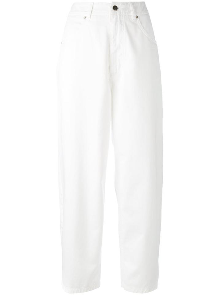 Société Anonyme - 'peanut' Trousers - Women - Cotton - S, White, Cotton
