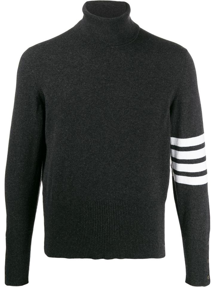 Thom Browne 4-bar Pullover - Grey