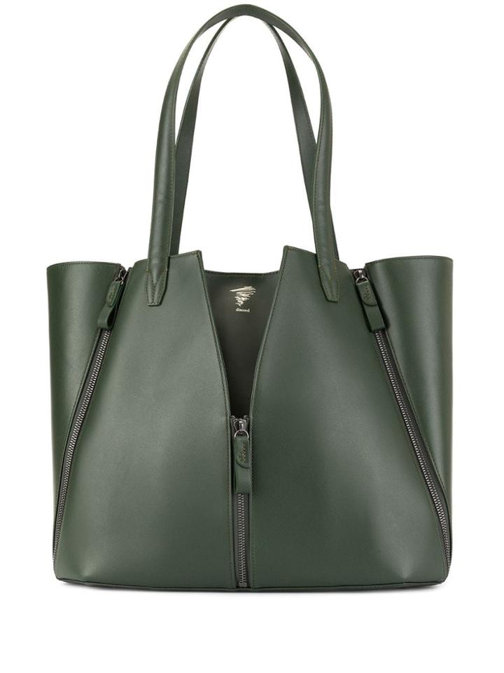Discord Yohji Yamamoto Multi-zip Tote - Green