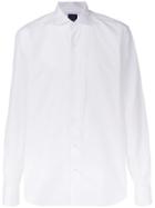 Barba Embroidered Details Shirt - White