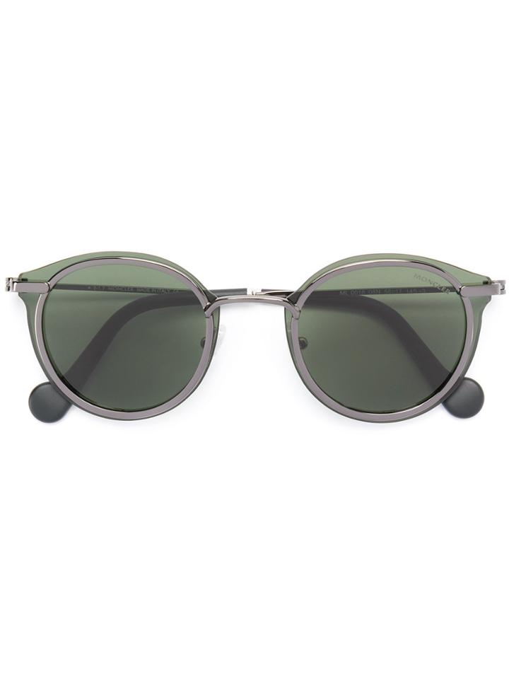 Moncler Eyewear Round Frame Sunglasses - Black