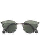 Moncler Eyewear Round Frame Sunglasses - Black