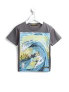 Finger In The Nose Surfer Print T-shirt