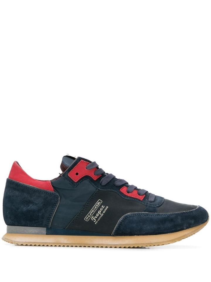 Philippe Model Tropez Vintage Mondial 70 Sneakers - Blue