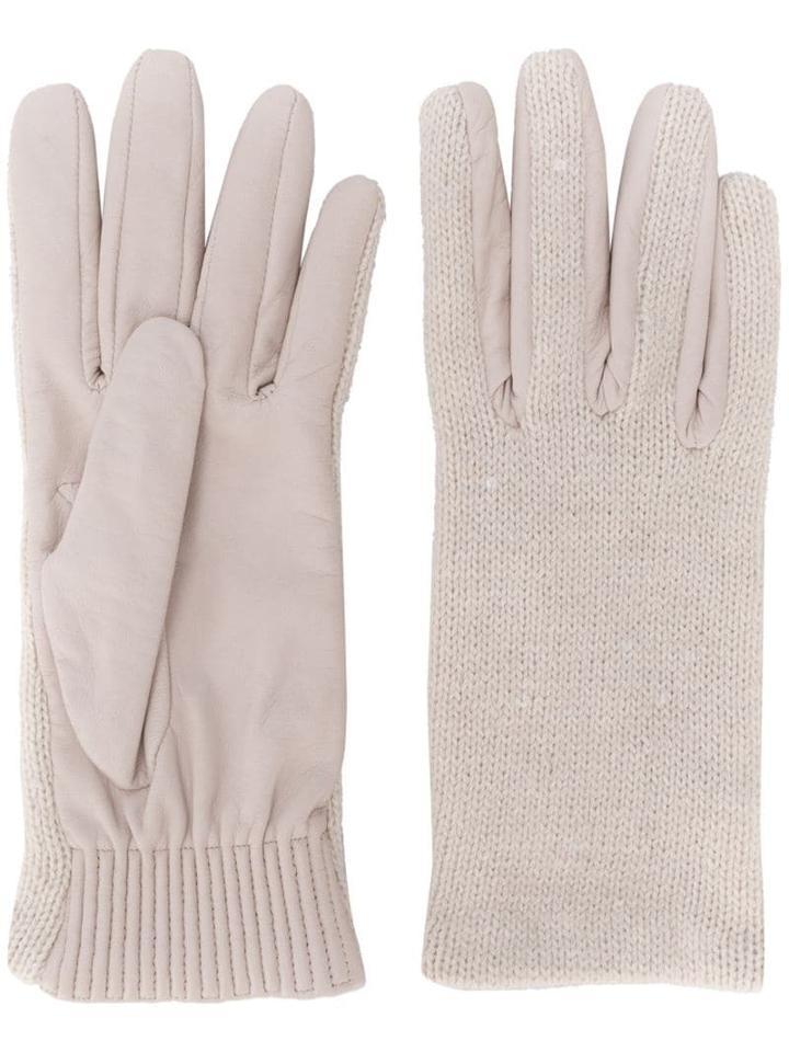 Brunello Cucinelli Knit Gloves - Neutrals