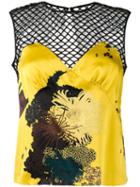Dries Van Noten Colonna Tank, Women's, Size: 40, Yellow/orange, Silk