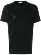 Versace Collection Medusa Head Embellished T-shirt - Black