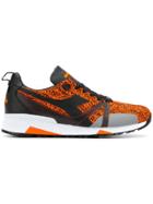 Diadora Panelled Mid-top Sneakers - Yellow & Orange