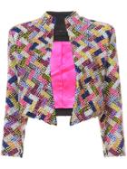 Rubin Singer Bead-embellished Cropped Jacket - Multicolour
