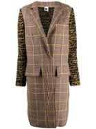 M Missoni Plaid Trench Coat - Brown