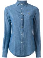 Polo Ralph Lauren - Fitted Denim Shirt - Women - Cotton - 8, Women's, Blue, Cotton
