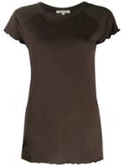 Nili Lotan Short-sleeve Fitted Top - Green