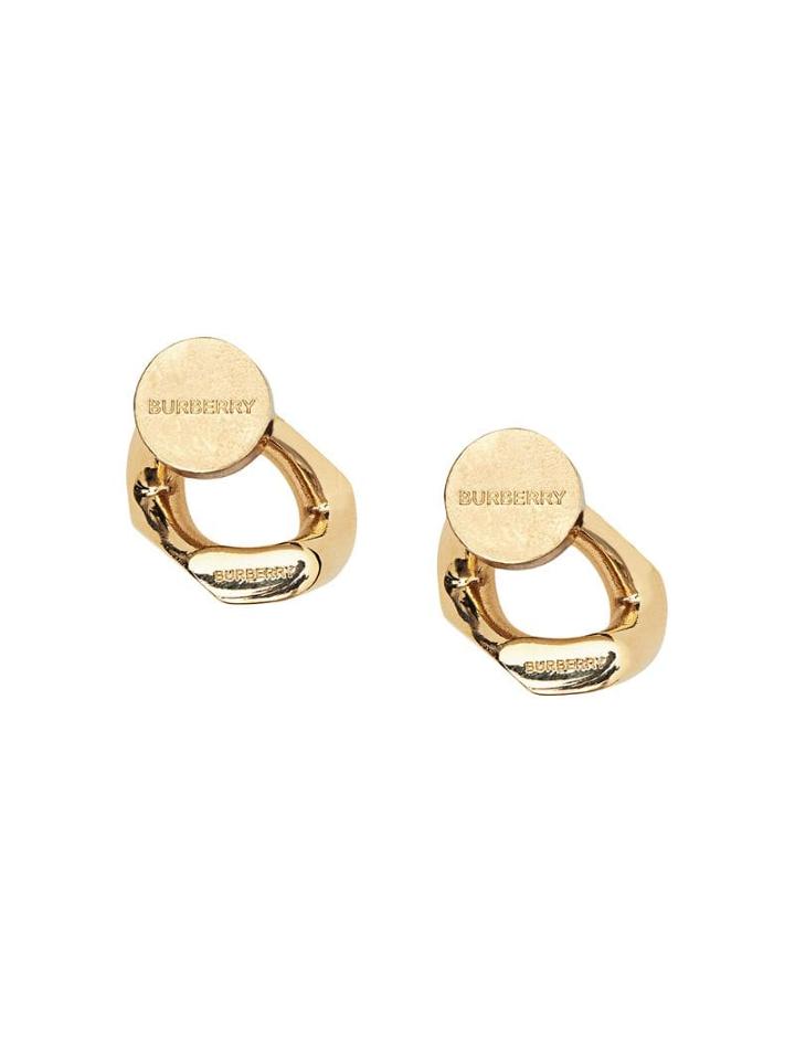 Burberry Small Chain-link Earrings - Gold