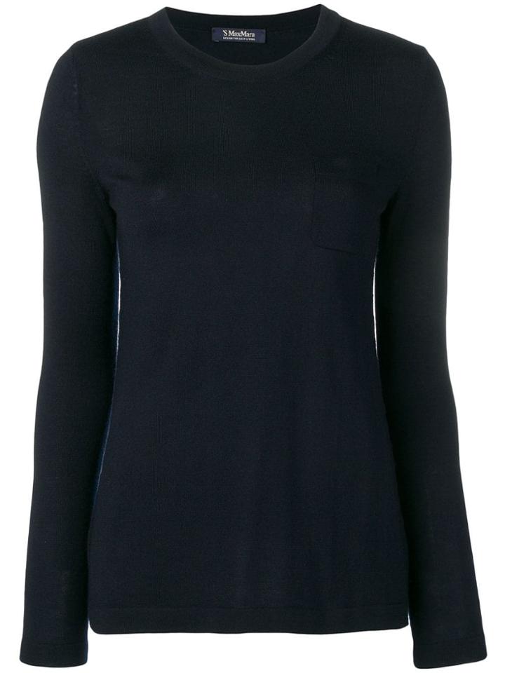 's Max Mara Anima Knitted Top - Blue