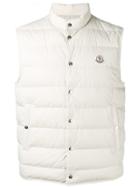 Moncler Classic Padded Gilet - Nude & Neutrals