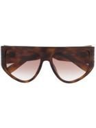 Max Mara D-frame Oversized Sunglasses - Brown