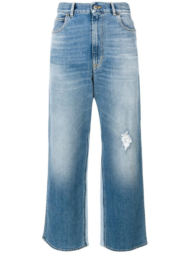 Golden Goose Deluxe Brand Cropped Flared Jeans - Blue