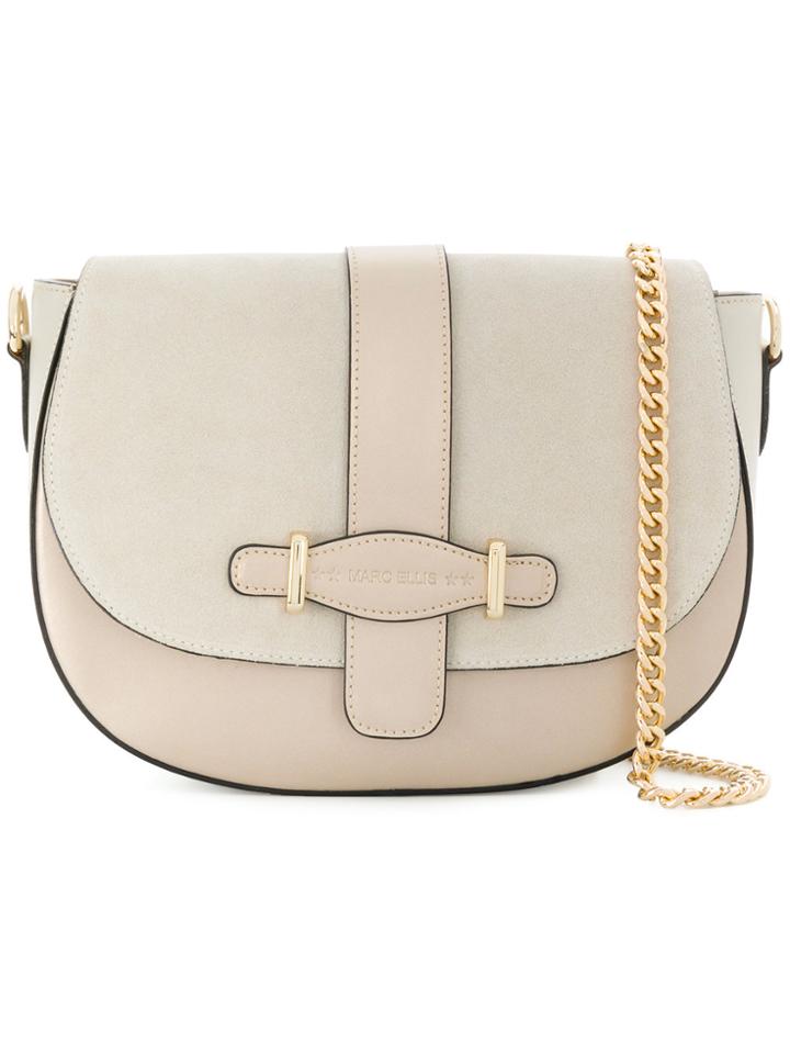 Marc Ellis Megan Shoulder Bag - Nude & Neutrals