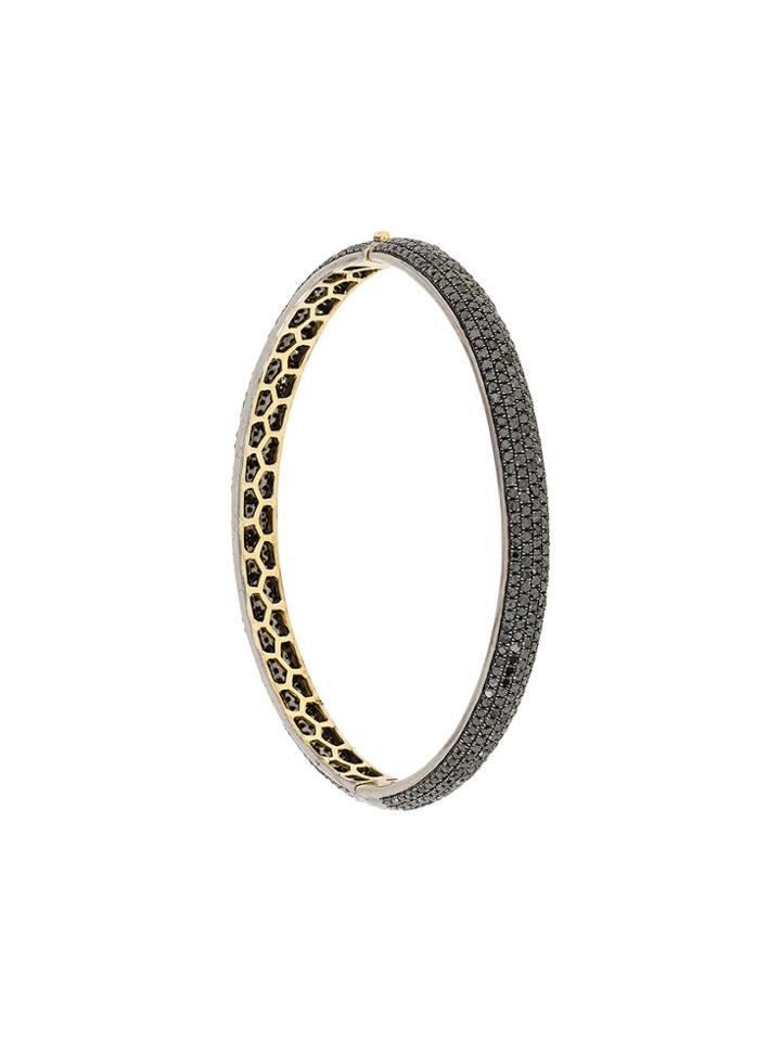 Gemco Diamond Bangle - Black