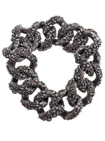 Ugo Cacciatori Chunky Chain Diamond Bracelet - Metallic