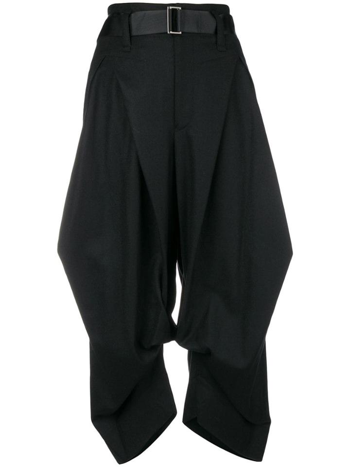 Issey Miyake Draped Trousers - Black