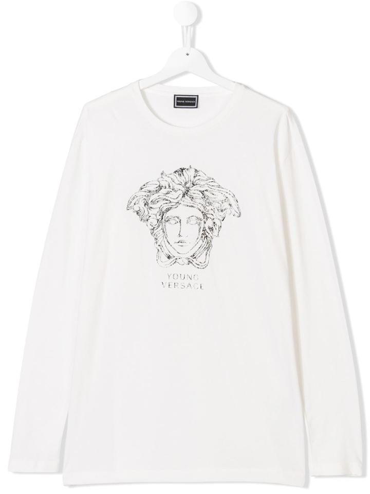 Young Versace Medusa T-shirt - White