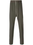 Rick Owens Drawstring Tapered Trousers - Grey
