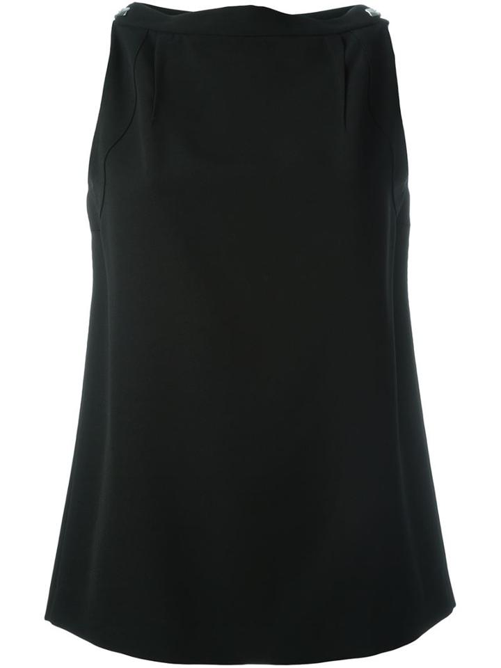 Maison Margiela Zipped Neck Tank Top