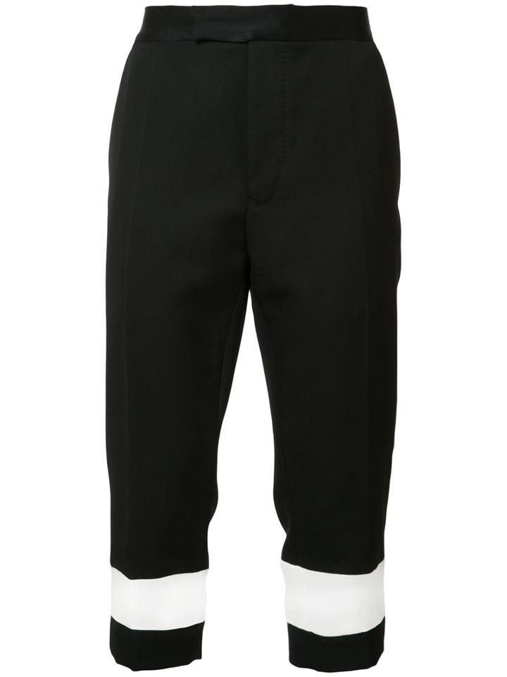 Haider Ackermann - Straight Cropped Trousers - Men - Virgin Wool - 48, Black, Virgin Wool