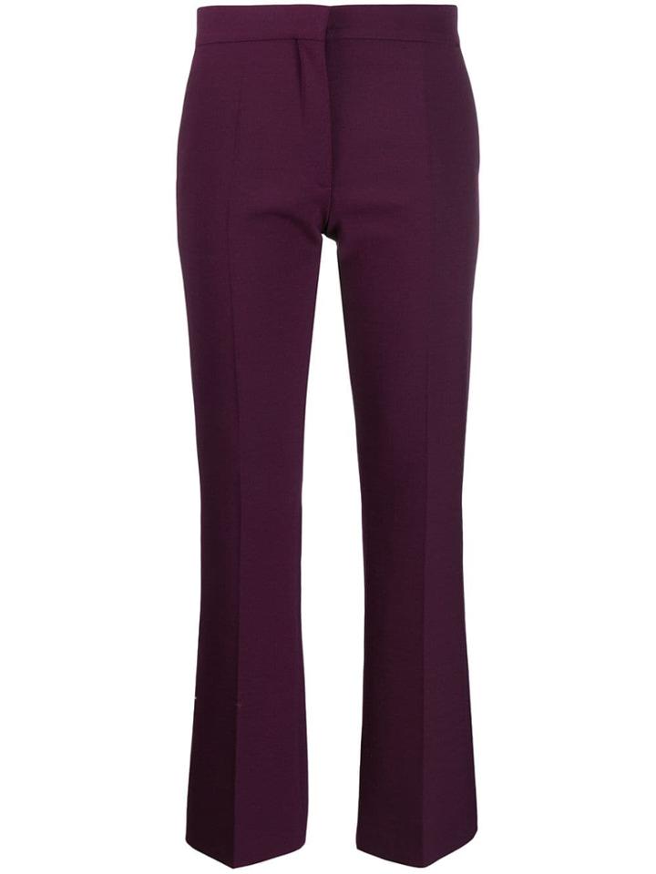 Valentino Straight-leg Trousers - Purple