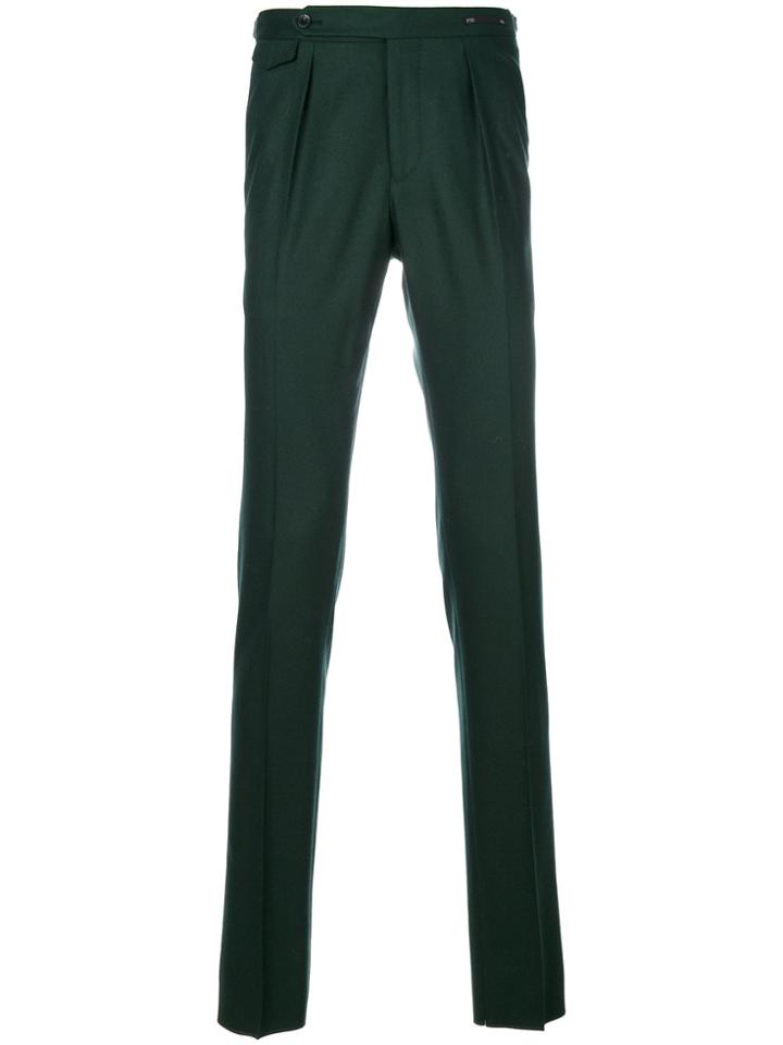 Pt01 Pleated Trousers - Green