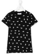 Chiara Ferragni Kids Embroidered Eye T-shirt - Black