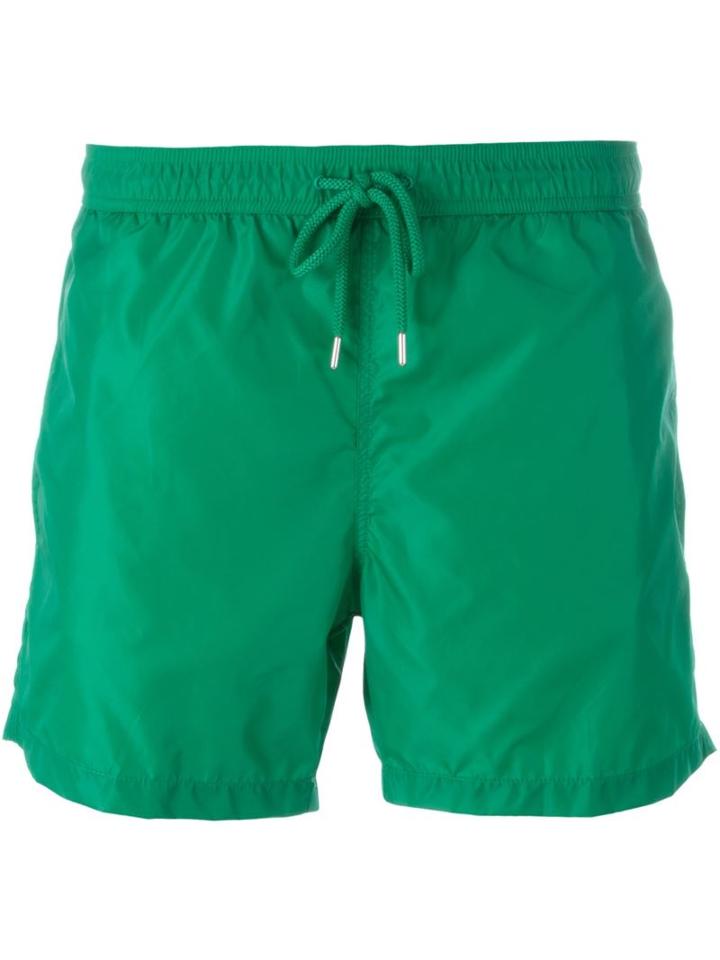 Moncler Classic Swim Shorts, Men's, Size: M, Green, Polyamide/polyester