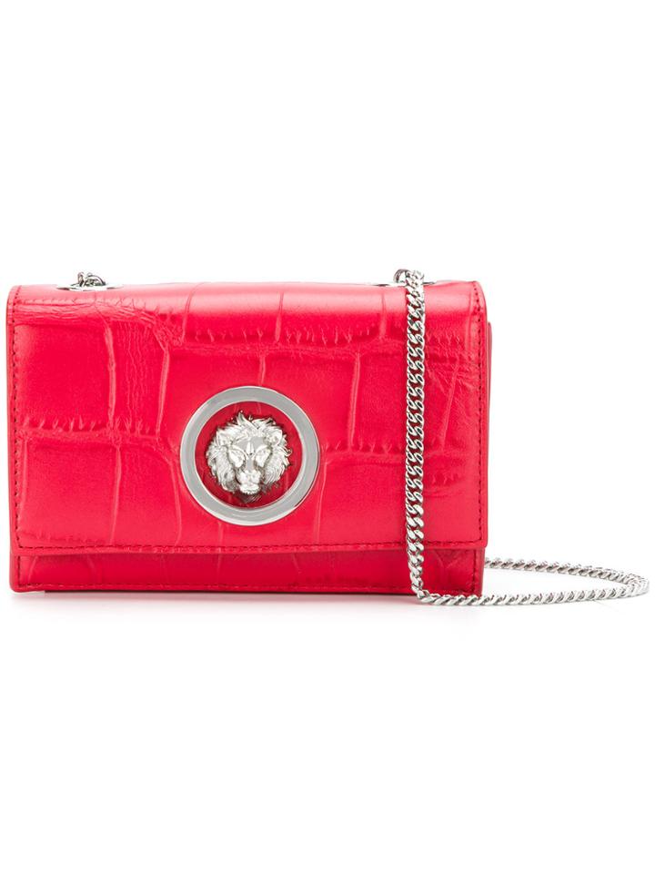 Versus Mini Lion Head Shoulder Bag - Red