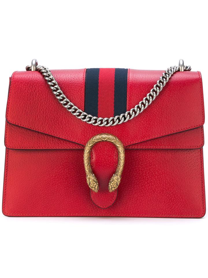 Gucci Dionysus Web Shoulder Bag - Red