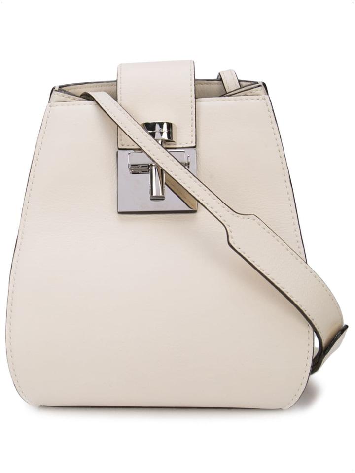 Oscar De La Renta Houston Bucket Bag - Neutrals