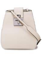 Oscar De La Renta Houston Bucket Bag - Neutrals