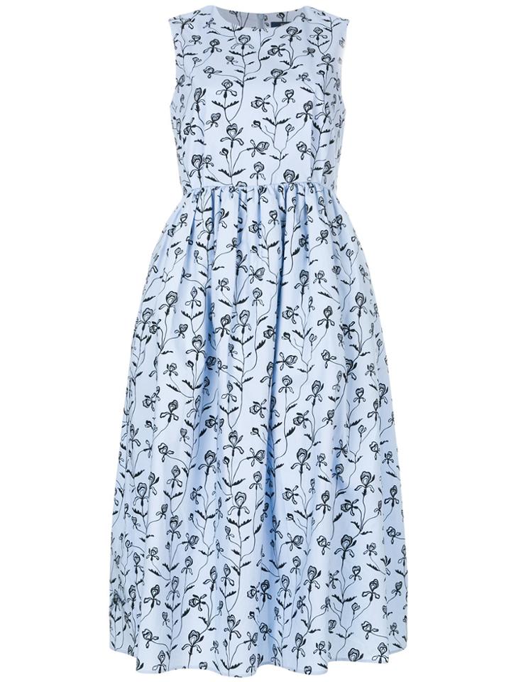 Sofie D'hoore Floral Printed Dress - Blue