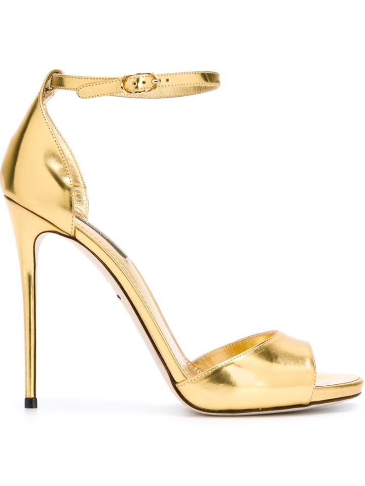 Dolce & Gabbana Metallic Sandals