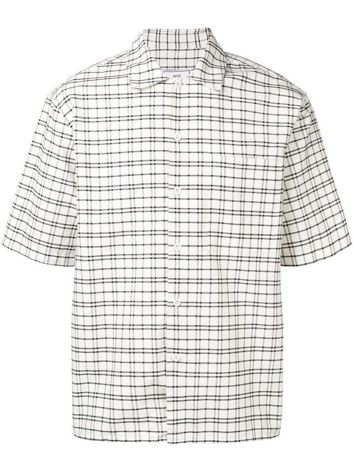 Ami Paris Camp Collar Shirt - White