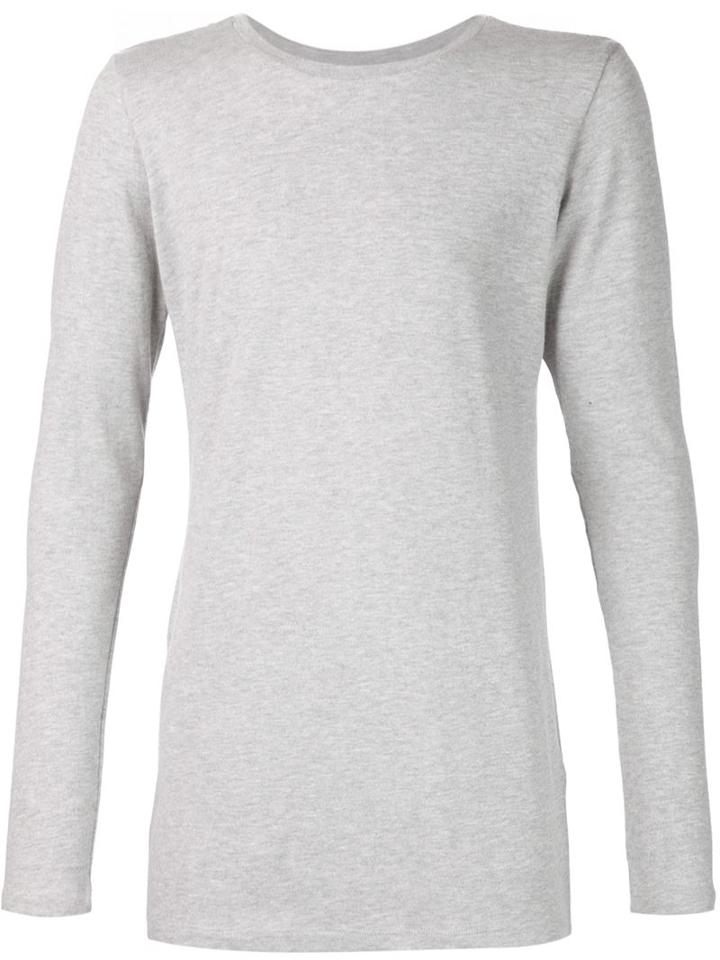 Judson Harmon Long Sleeved T-shirt, Men's, Size: Xl, Grey, Viscose/wool