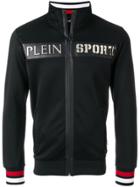 Plein Sport Zipped Jogging Jacket - Black