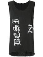 Zambesi Gothic Logo Tank Top - Black